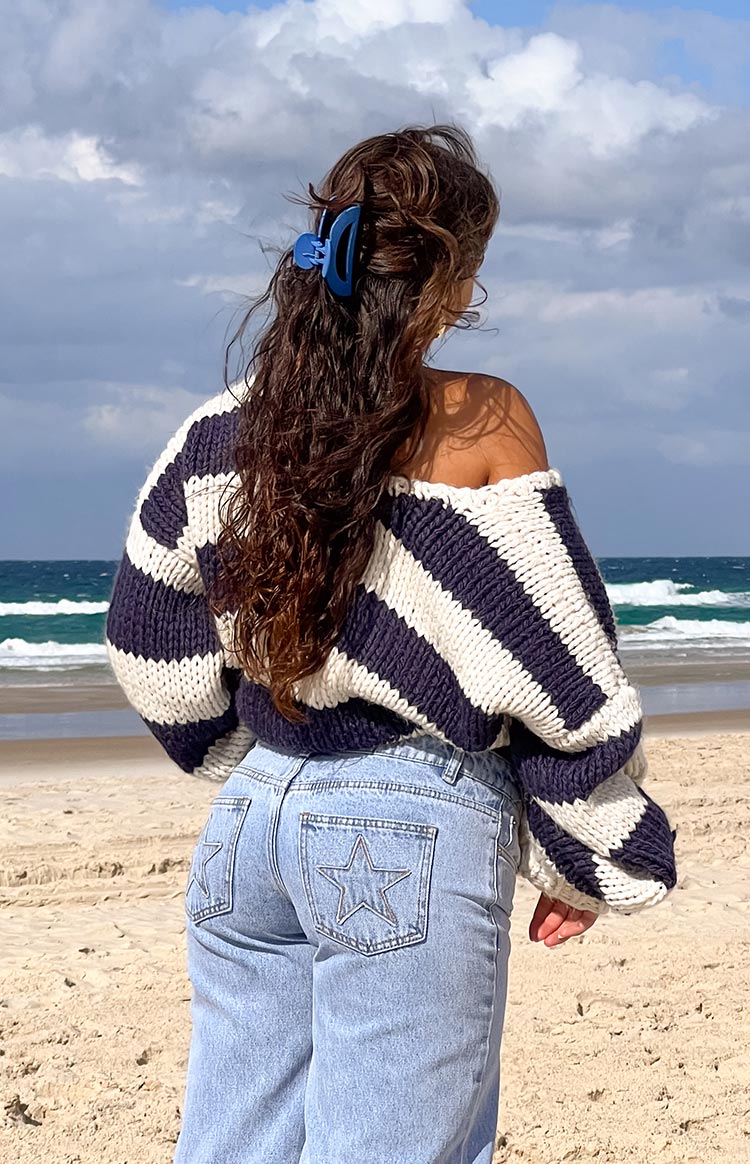 Delvey | Striped Chunky Knit Sweater