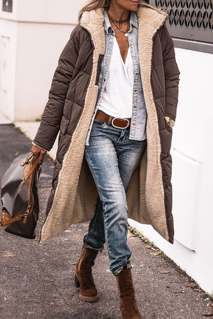 Nora | Long Reversible Coat