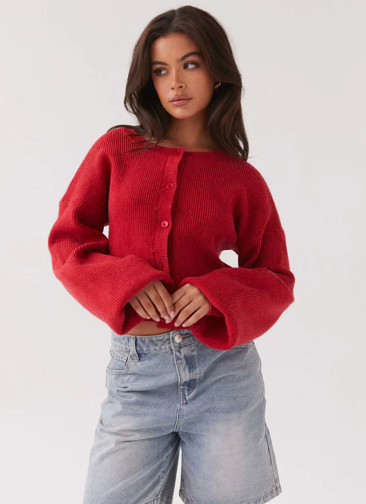 Nina | Red Cardigan