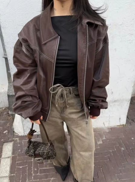 Rosie | Oversized Bomber Jacket