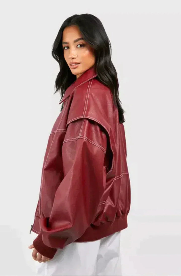 Rosie | Oversized Bomber Jacket