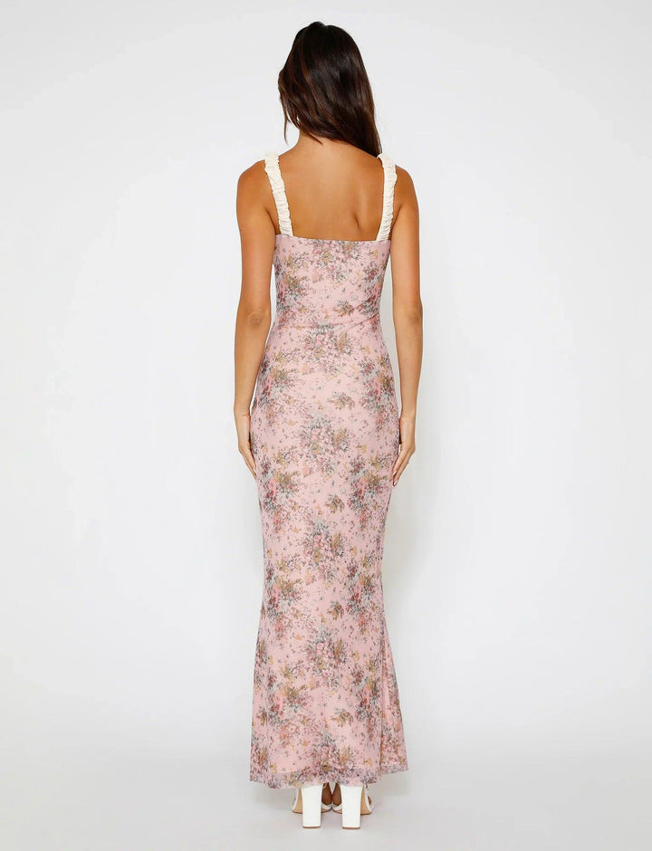 VALENTE® | Pink Camouflage Floral Dress