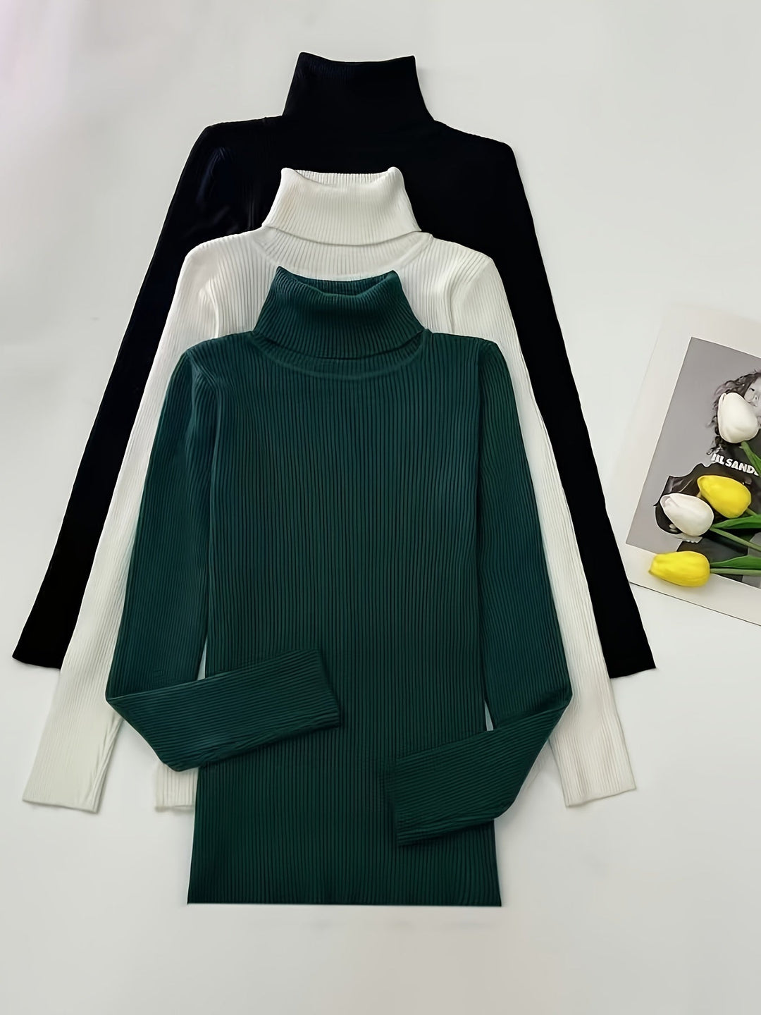 Ava | Knitted Turtlenecks