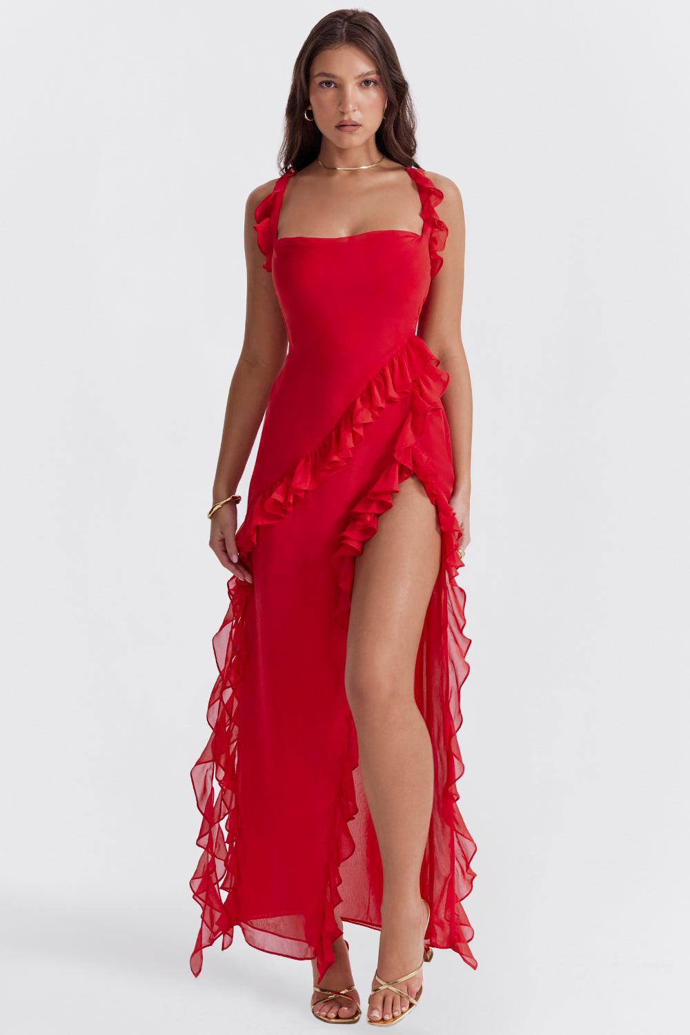 VALENTE® | Maxi Dress with Ruching