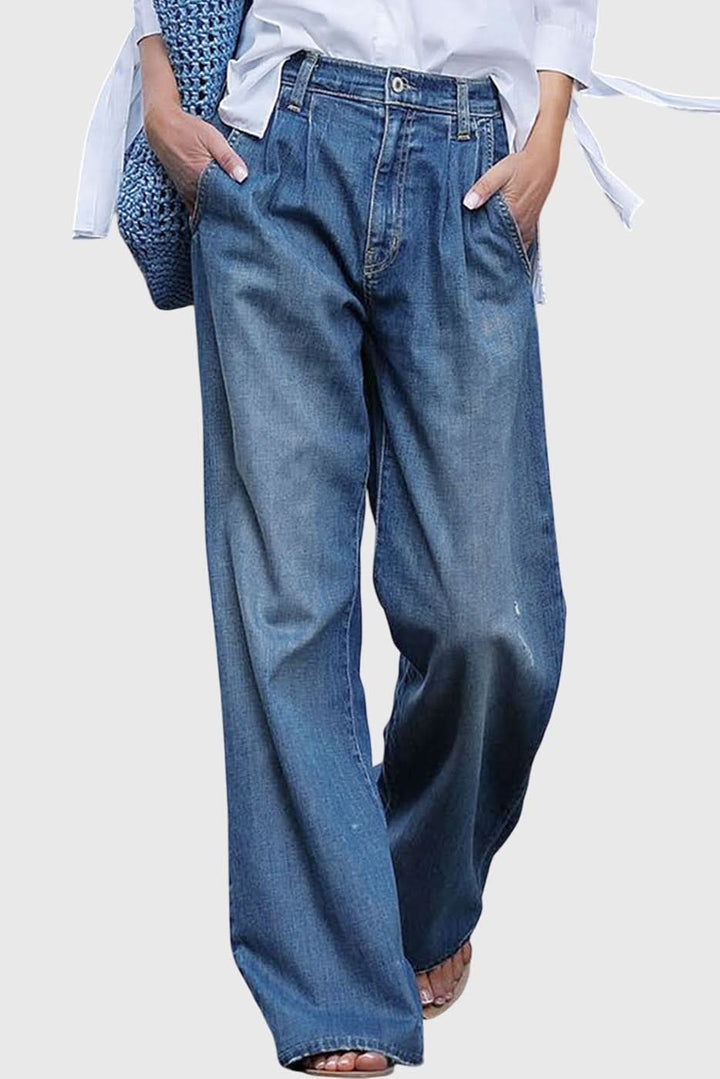 Harper | Wide Leg Denim Pants