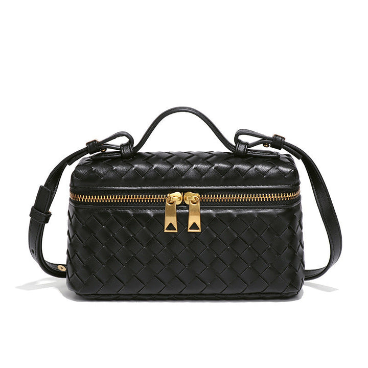 Jade Woven Crossbody Tas