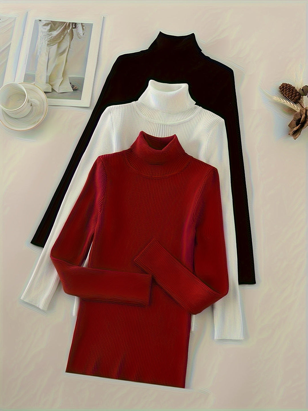 Ava | Knitted Turtlenecks