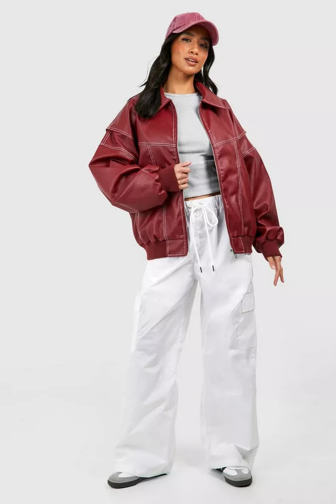 Rosie | Oversized Bomber Jacket