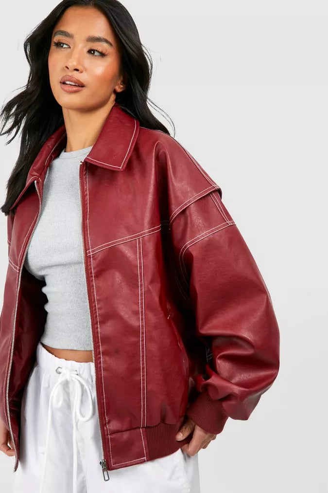 Rosie | Oversized Bomber Jacket