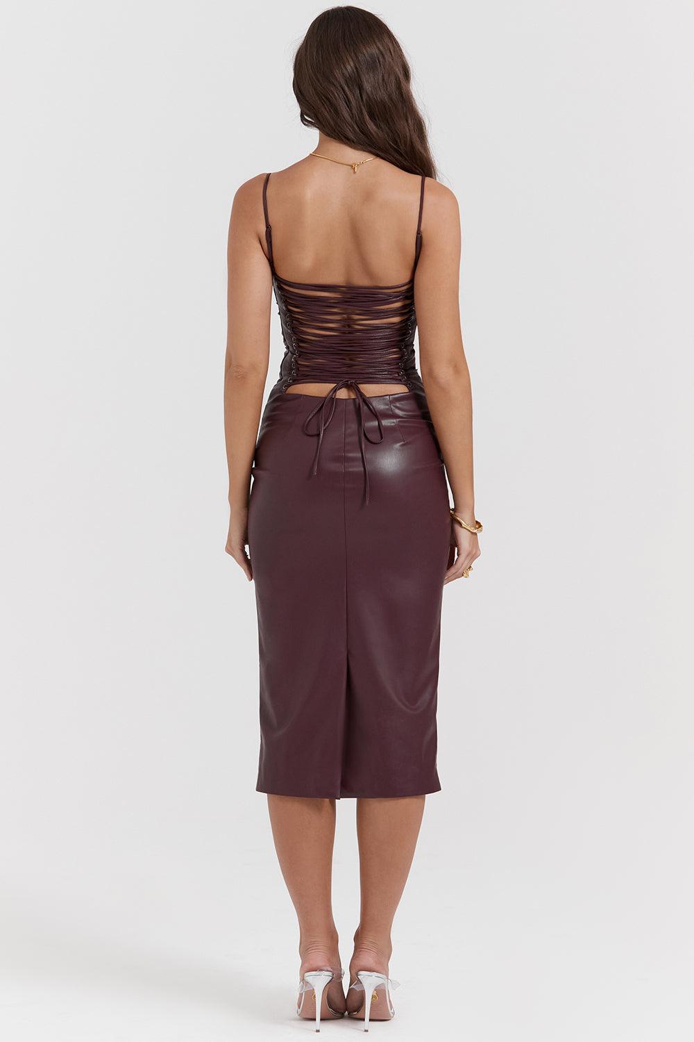 VALENTE® | Luxury Leather Dress