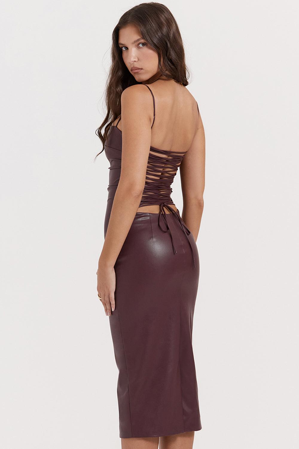 VALENTE® | Luxury Leather Dress