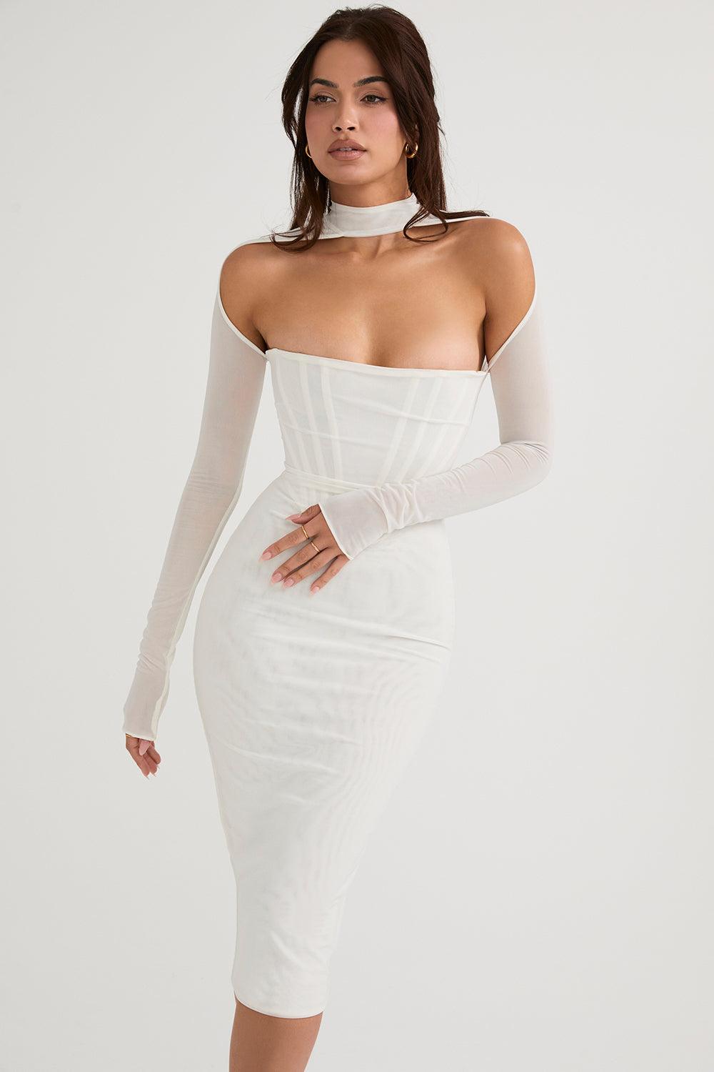 ALENTE® | Corset Midi Dress