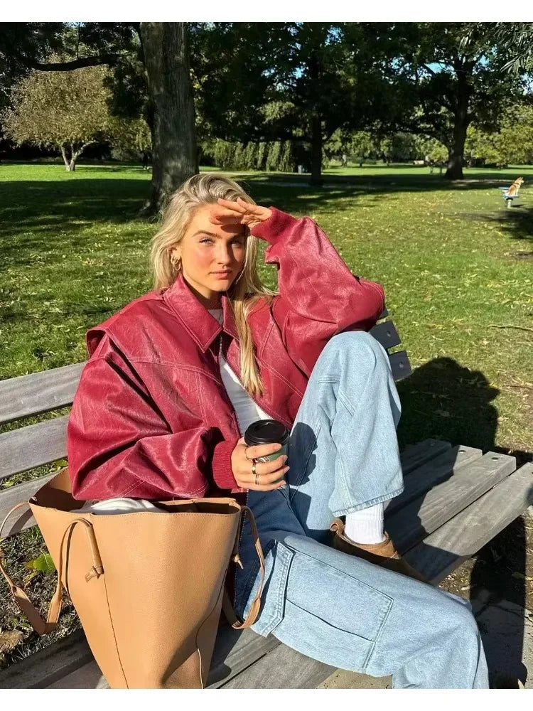 Rosie | Oversized Bomber Jacket